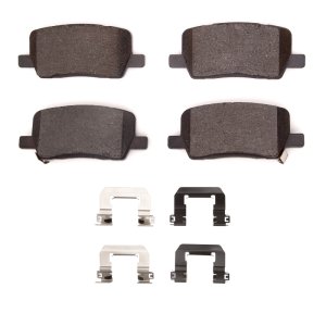 Tesla Model X Brake Pads - Rear - R1 Concepts - Ceramic - `17-`25